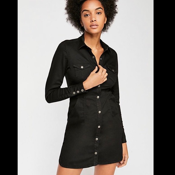 Denim Longsleeve Dress 
